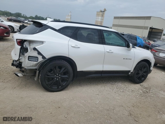 2021 Chevrolet Blazer RS with VIN 3GNKBKRS6MS524293, listed as a Copart auction lot 80856284 with 73,964 mi miles and Salvage Title. Bid and sale history available at carsss.com. Image 3.