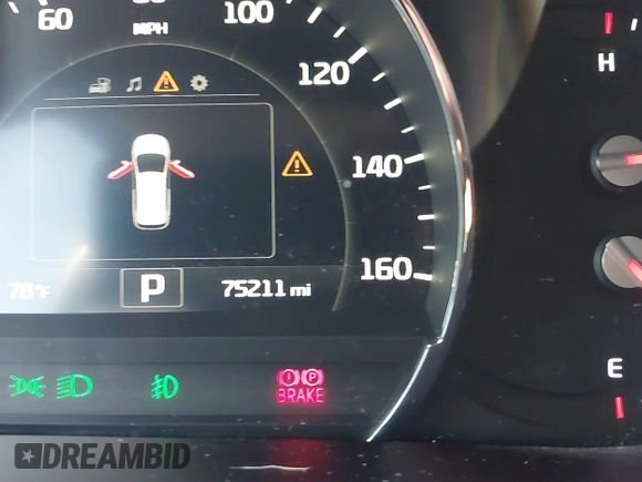 2018 Kia Sorento EX with VIN 5XYPH4A5XJG353687, listed as a IAAI auction lot 41523534 with 75,211 mi miles and . Bid and sale history available at DreamBid. Image 15.