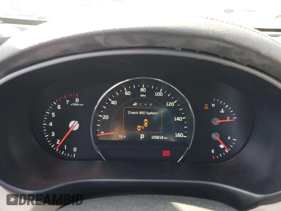 2018 Kia Sorento EX with VIN 5XYPHDA52JG418628, listed as a Copart auction lot 53713965 with 105,819 mi miles and Non repairable. Bid and sale history available at DreamBid. Image 9.