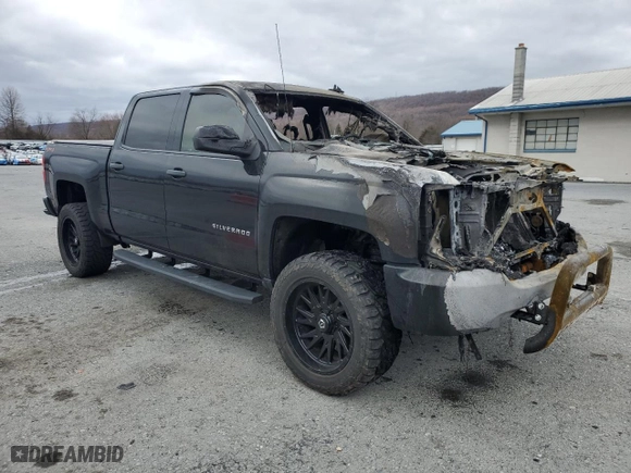 2018 Chevrolet Silverado 1500 Custom with VIN 3GCUKPEC3JG343261, listed as a Copart auction lot 48143935 with 0 mi miles and Salvage Title. Bid and sale history available at carsss.com. Image 4.