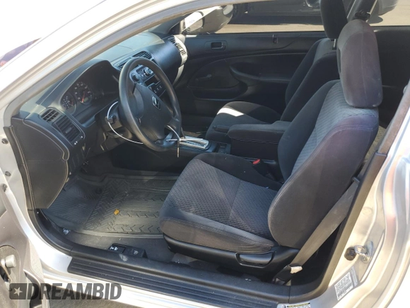 2005 Honda Civic Cpe VP with VIN 1HGEM22165L049626, listed as a Copart auction lot 61243864 with 198,491 mi miles and Salvage Title. Bid and sale history available at carsss.com. Image 7.