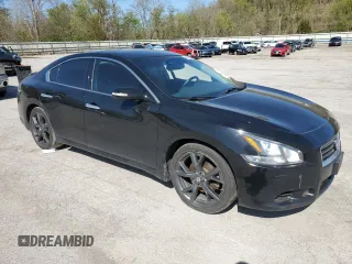 2014 Nissan Maxima SV with VIN 1N4AA5AP9EC437744, listed as a Copart auction lot 54659985 with 141,902 mi miles and Salvage title. Bid and sale history available at DreamBid. Image 4.