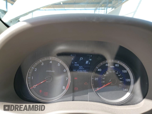 2012 Hyundai Accent GLS with VIN KMHCU4AE1CU151330, listed as a Copart auction lot 47549425 with 159,696 mi miles and Salvage Title. Bid and sale history available at carsss.com. Image 9.