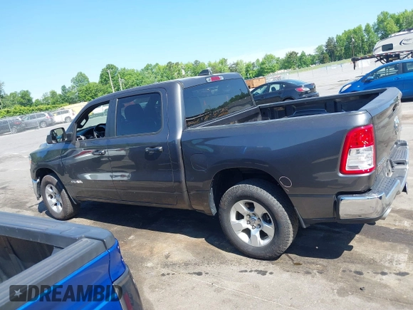 2021 Ram 1500 Big Horn with VIN 1C6SRFFT7MN620668, listed as a IAAI auction lot 42183592 with 74,829 mi miles and . Bid and sale history available at DreamBid. Image 14.