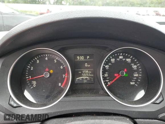 2015 Volkswagen Jetta S with VIN 3VW2K7AJ4FM350947, listed as a Copart auction lot 61672765 with 158,263 mi miles and Non repairable. Bid and sale history available at DreamBid. Image 9.
