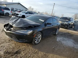 2015 Chrysler 200 S with VIN 1C3CCCBB1FN760099, listed as a Copart auction lot 42307425 with 103,809 mi miles and Salvage Title. Bid and sale history available at carsss.com. Image 1.