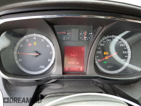 2011 GMC Terrain SLE-1 with VIN 2CTFLREC2B6330522, listed as a Copart auction lot 55458965 with 129,164 mi miles and Salvage title. Bid and sale history available at DreamBid. Image 9.