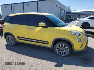 2014 FIAT 500L Trekking with VIN ZFBCFADH4EZ028911, listed as a Copart auction lot 72002594 with 59,245 mi miles and Salvage Title. Bid and sale history available at carsss.com. Image 4.