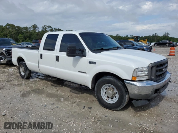 2003 Ford F-350 XL with VIN 1FTSW30F53EA65088, listed as a Copart auction lot 52454525 with 134,241 mi miles and Salvage Title. Bid and sale history available at DreamBid. Image 4.