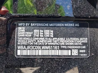 2020 BMW 5 Series 530i with VIN WBAJR3C09LWW61161, listed as a IAAI auction lot 41780958 with 62,277 mi miles and . Bid and sale history available at DreamBid. Image 9.