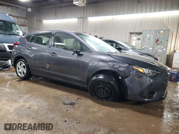 2024 Subaru Impreza with VIN JF1GUABC7R8299944, listed as a Copart auction lot 49964065 with 26,370 mi miles and Salvage Title. Bid and sale history available at carsss.com. Image 4.
