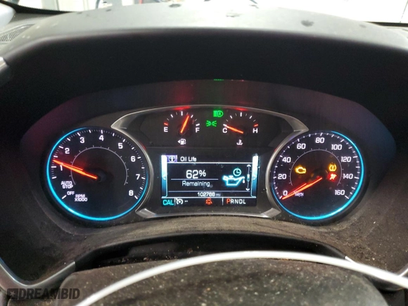 2018 Chevrolet Equinox Premier with VIN 2GNAXWEX8J6261093, listed as a Copart auction lot 50738475 with 102,766 mi miles and Salvage Title. Bid and sale history available at carsss.com. Image 9.