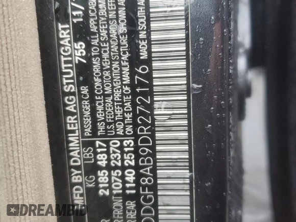 2013 Mercedes-Benz C 300 Sport z VIN WDDGF8AB9DR272176, wystawiony jako Copart lot #57334095 z przebiegiem 125 027 mil mil oraz Szkoda całkowita • Salvage title. Historia ofert i sprzedaży dostępna na DreamBid. Obrazek 12.
