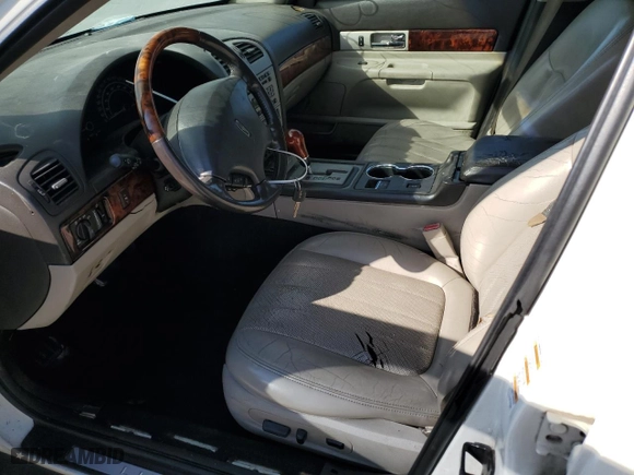 2003 Lincoln LS with VIN 1LNHM86S13Y698828, listed as a Copart auction lot 75045424 with 139,789 mi miles and Clean Title. Bid and sale history available at carsss.com. Image 7.