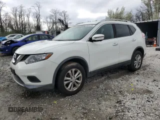 2016 Nissan Rogue SV with VIN KNMAT2MV6GP694692, listed as a Copart auction lot 46224705 with 109,939 mi miles and Salvage Title. Bid and sale history available at carsss.com. Image 1.
