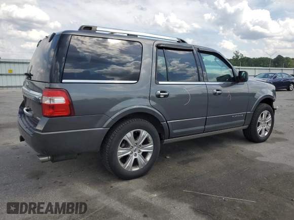 2015 Ford Expedition Platinum with VIN 1FMJU1LT1FEF00504, listed as a Copart auction lot 55325875 with 133,336 mi miles and Salvage title. Bid and sale history available at DreamBid. Image 3.