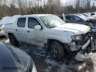 2013 Honda Ridgeline Sport with VIN 5FPYK1F78DB501773, listed as a Copart auction lot 46409815 with 207,474 mi miles and Salvage Title. Bid and sale history available at carsss.com. Image 4.