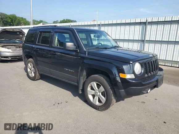 2014 Jeep Patriot Latitude with VIN 1C4NJRFB8ED717276, listed as a Copart auction lot 62717775 with 108,933 mi miles and Salvage title. Bid and sale history available at DreamBid. Image 4.