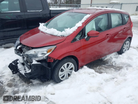 2018 Nissan Note SV with VIN 3N1CE2CP0JL355860, listed as a IAAI auction lot 41566071 with 45,835 mi miles and . Bid and sale history available at DreamBid. Image 2.