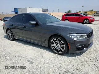 2017 BMW 5 Series 540i with VIN WBAJE5C32HG915361, listed as a Copart auction lot 59996755 with 45,421 mi miles and Salvage title. Bid and sale history available at DreamBid. Image 13.
