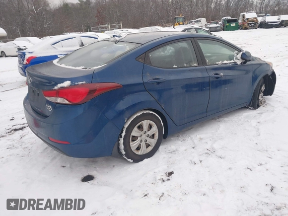 2016 Hyundai Elantra SE с VIN KMHDH4AE3GU525614, выставлен на аукционе IAAI как лот 41252961 с пробегом 55 957 миль миль и . История ставок и продаж доступна на DreamBid. Изображение 4.