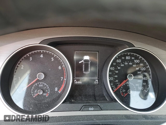 2017 Volkswagen Golf S z VIN 3VWC17AU8HM511224, wystawiony jako Copart lot #51692165 z przebiegiem 58 446 mil mil oraz Szkoda całkowita • Salvage title. Historia ofert i sprzedaży dostępna na DreamBid. Obrazek 9.