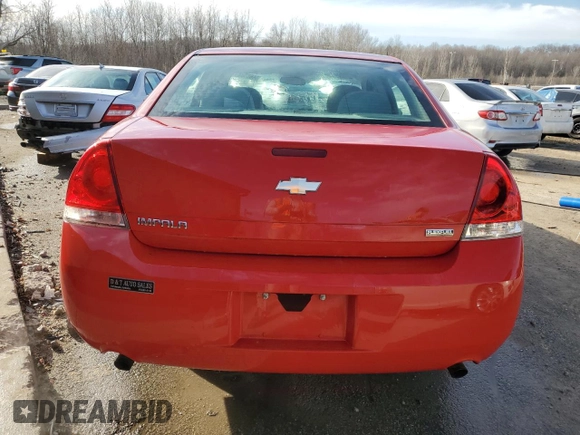 2012 Chevrolet Impala LS Fleet with VIN 2G1WF5E31C1155327, listed as a Copart auction lot 46858885 with 84,617 mi miles and Salvage title. Bid and sale history available at DreamBid. Image 6.