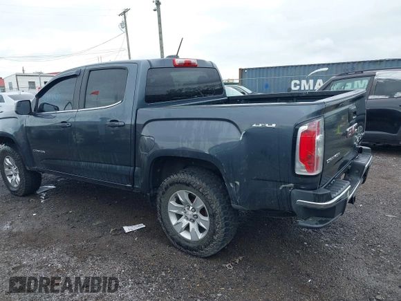 2015 GMC Canyon 4WD SLE with VIN 1GTG6BE3XF1153421, listed as a IAAI auction lot 42079375 with 161,379 mi miles and . Bid and sale history available at carsss.com. Image 14.