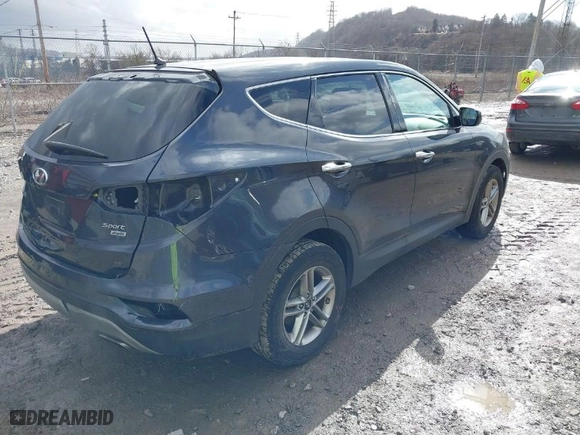 2018 Hyundai Santa Fe Sport 2.4L with VIN 5XYZTDLB6JG513204, listed as a IAAI auction lot 41705240 with 110,646 mi miles. Bid and sale history available at carsss.com. Image 4.