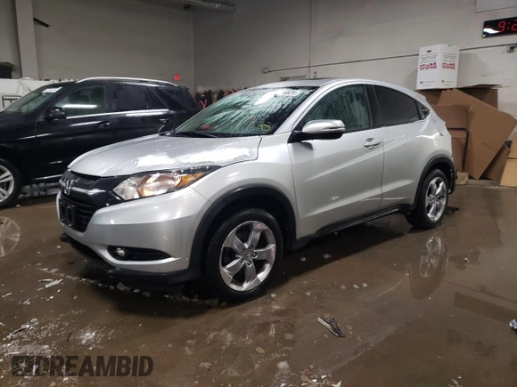 2016 Honda HR-V EX with VIN 3CZRU6H5XGM770335, listed as a Copart auction lot 45685825 with 91,146 mi miles and Salvage Title. Bid and sale history available at carsss.com. Image 1.
