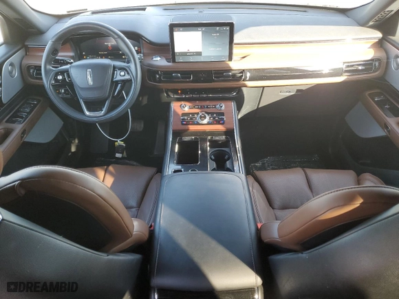 2023 Lincoln Aviator Reserve with VIN 5LM5J7WC7PGL14770, listed as a Copart auction lot 86992014 with 22,267 mi miles and Salvage Title. Bid and sale history available at carsss.com. Image 8.