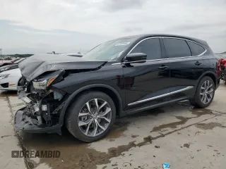 2023 Acura MDX w/Technology Package with VIN 5J8YD9H44PL005733, listed as a Copart auction lot 57445484 with 49,408 mi miles and Clean Title. Bid and sale history available at carsss.com. Image 1.