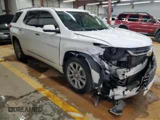 2021 Chevrolet Traverse Premier with VIN 1GNERKKW6MJ147486, listed as a Copart auction lot 45727645 with 135,128 mi miles and Salvage Title. Bid and sale history available at carsss.com. Image 4.