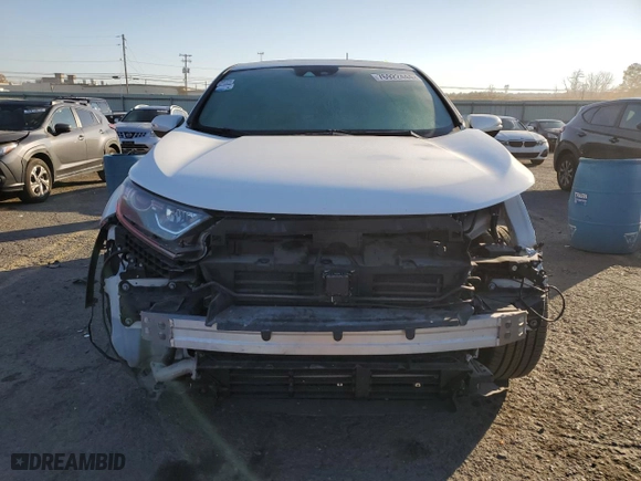 2019 Honda CR-V EX-L with VIN 2HKRW2H8XKH673122, listed as a Copart auction lot 76922444 with 0 mi miles and Salvage Title. Bid and sale history available at carsss.com. Image 5.