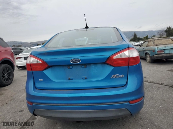 2014 Ford Fiesta SE with VIN 3FADP4BJ7EM220871, listed as a Copart auction lot 44850835 with 0 mi miles and Salvage Title. Bid and sale history available at carsss.com. Image 6.