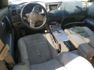 2005 Infiniti FX35 with VIN JNRAS08W15X204067, listed as a Copart auction lot 74496564 with 0 mi miles and Salvage Title. Bid and sale history available at carsss.com. Image 8.