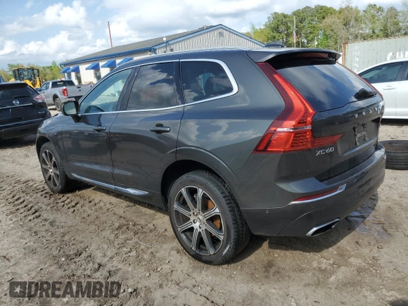 2018 Volvo XC60 Inscription with VIN YV4A22RL1J1001822, listed as a Copart auction lot 50562125 with 45,501 mi miles and Salvage Title. Bid and sale history available at carsss.com. Image 2.