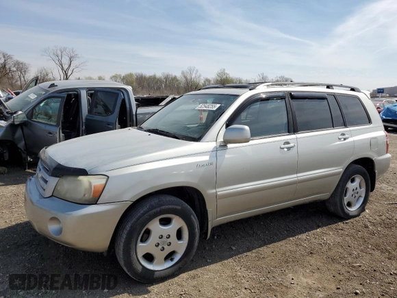 2004 Toyota Highlander z VIN JTEEP21A040041606, wystawiony jako Copart lot #52548255 z przebiegiem 243 031 mil mil oraz Szkoda całkowita • Salvage title. Historia ofert i sprzedaży dostępna na DreamBid. Obrazek 1.