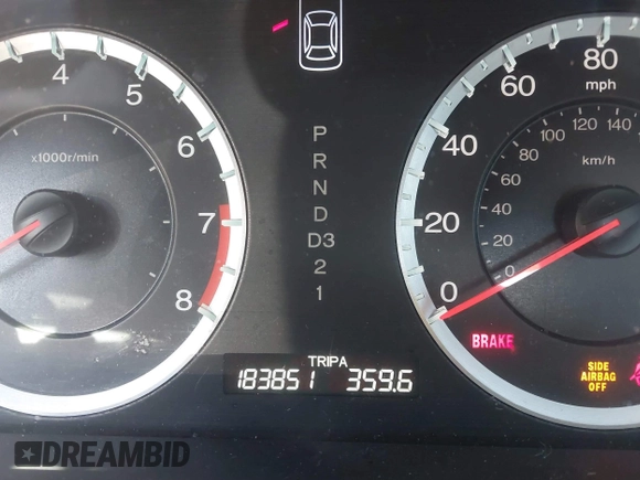 2008 Honda Accord LX z VIN JHMCP263X8C029598, wystawiony jako IAAI lot #41764306 z przebiegiem 183 851 mil mil oraz . Historia ofert i sprzedaży dostępna na DreamBid. Obrazek 15.