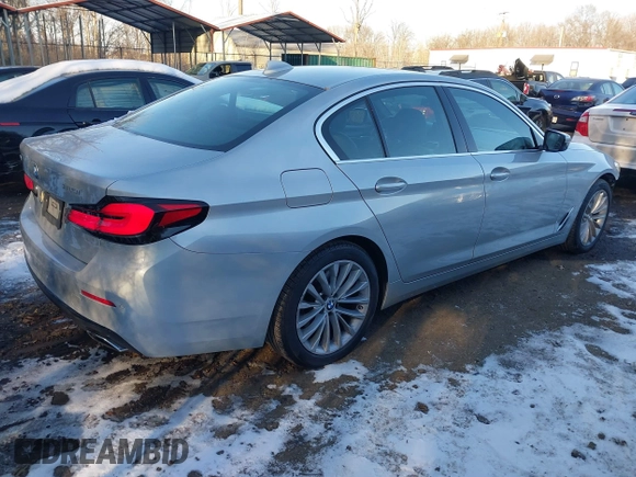 2021 BMW 5 Series 530i xDrive with VIN WBA13BJ02MWX30031, listed as a IAAI auction lot 41249175 with 65,341 mi miles and . Bid and sale history available at carsss.com. Image 4.