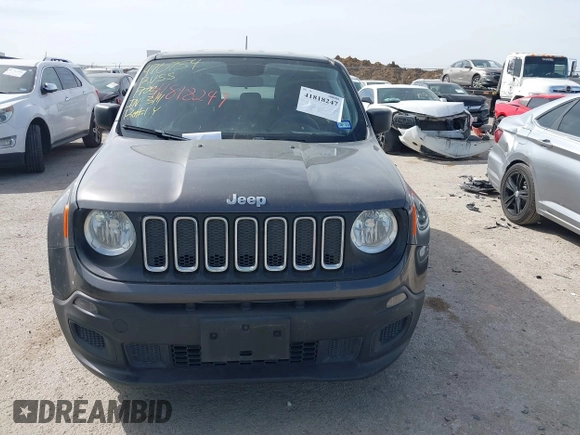 2018 Jeep Renegade Sport with VIN ZACCJAAB5JPG70171, listed as a IAAI auction lot 41818247 with 103,741 mi miles and . Bid and sale history available at DreamBid. Image 12.