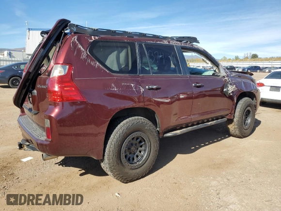 2011 Lexus GX 460 with VIN JTJBM7FX7B5018539, listed as a Copart auction lot 76156564 with 0 mi miles and Non Repairable. Bid and sale history available at carsss.com. Image 3.