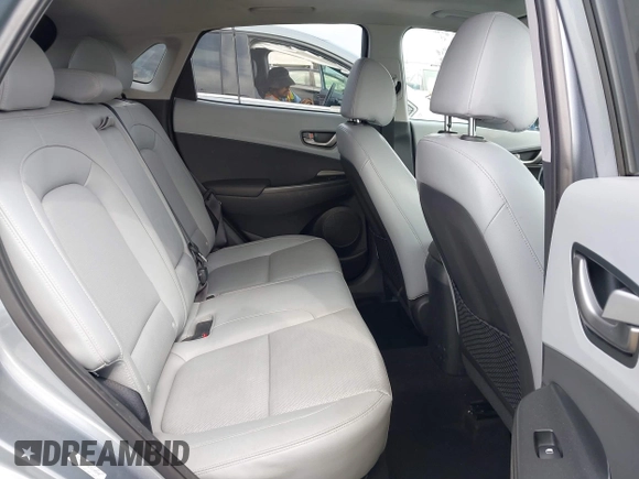 2019 Hyundai Kona Ultimate with VIN KM8K53A58KU198498, listed as a IAAI auction lot 42046679 with 57,327 mi miles and . Bid and sale history available at carsss.com. Image 8.
