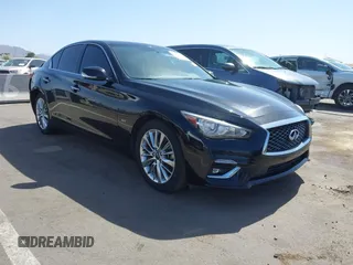 2020 Infiniti Q50 Luxe with VIN JN1EV7AP1LM206746, listed as a IAAI auction lot 42115920 with 94,394 mi miles and . Bid and sale history available at DreamBid. Image 1.