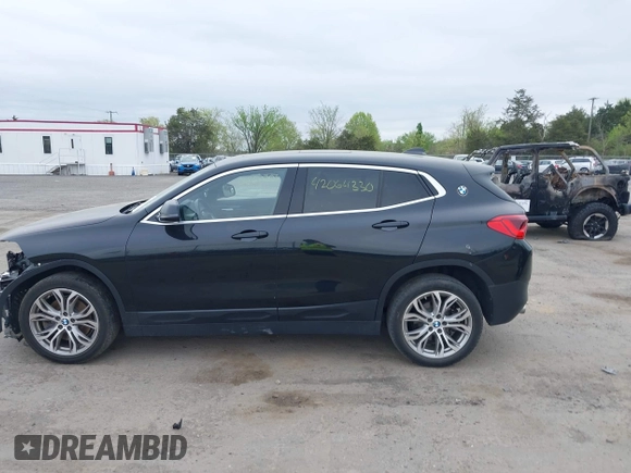 2018 BMW X2 xDrive28i with VIN WBXYJ5C34JEF72637, listed as a IAAI auction lot 42064330 with 96,725 mi miles. Bid and sale history available at carsss.com. Image 14.