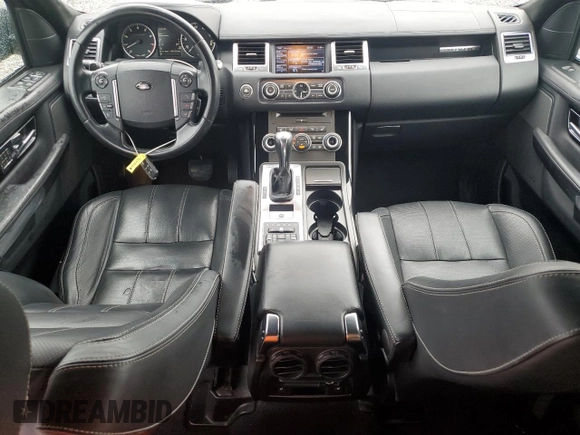2012 Land Rover Range Rover Sport SC with VIN SALSH2E45CA749702, listed as a Copart auction lot 48366495 with 128,439 mi miles and Salvage title. Bid and sale history available at DreamBid. Image 8.