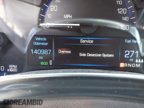 2014 Cadillac SRX Luxury Collection with VIN 3GYFNBE35ES581743, listed as a IAAI auction lot 41995293 with 140,987 mi miles. Bid and sale history available at carsss.com. Image 16.