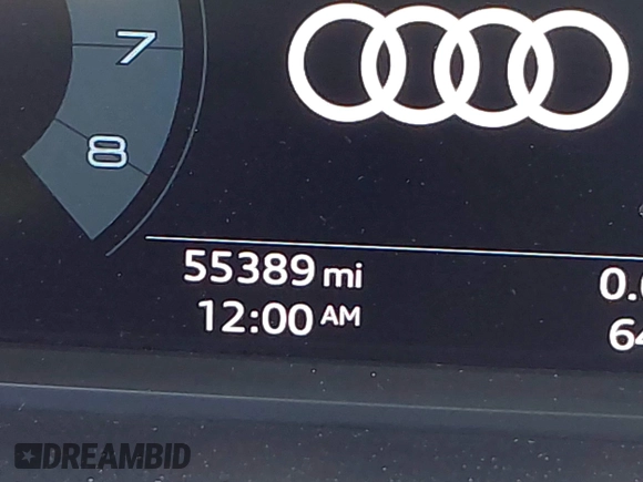 2020 Audi Q3 S line Premium Plus with VIN WA1EECF37L1099564, listed as a IAAI auction lot 41860268 with 55,389 mi miles and . Bid and sale history available at DreamBid. Image 15.