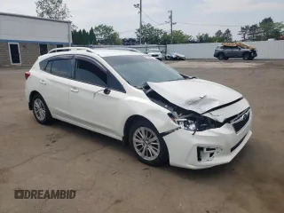 2017 Subaru Impreza Premium with VIN 4S3GTAD62H3736698, listed as a Copart auction lot 60856225 with 180,533 mi miles and Salvage title. Bid and sale history available at DreamBid. Image 4.