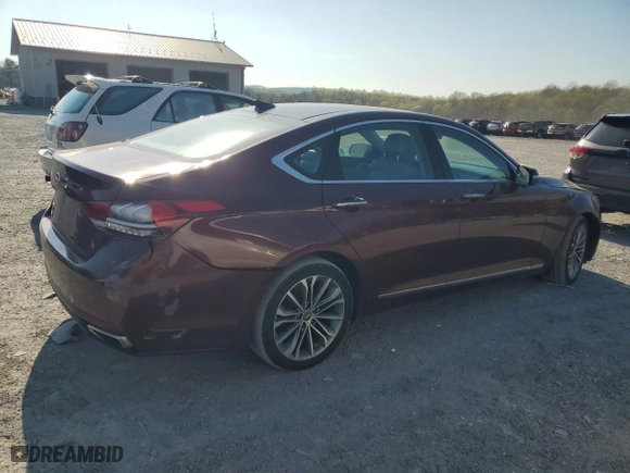 2015 Hyundai Genesis 3.8L with VIN KMHGN4JE5FU088008, listed as a Copart auction lot 52355645 with 148,021 mi miles and Salvage Title. Bid and sale history available at carsss.com. Image 3.